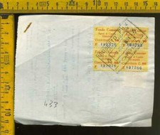 Marca Contributo Agenti di Commercio Torino su Documento mg 433