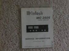 Manuale di servizio McIntosh