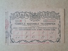 Biglietto Cartelle Tombola