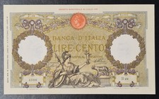 100 lire 16/12/1932 Capranesi Aquila Romana Testina Fascio Roma *SPL*