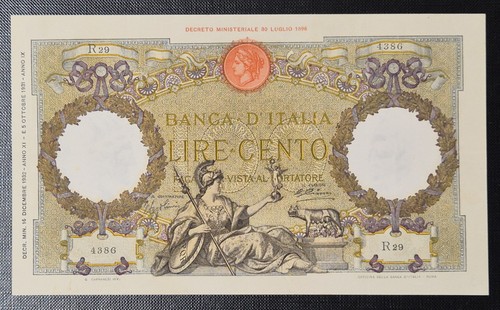 100 lire 1932 capranesi - 100,