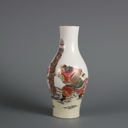 Vaso forma oliva - di, dipinto