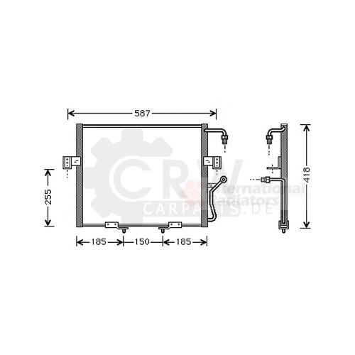 Condensatore climatizzatore - condensatore,
