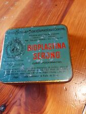 Scatola Di Latta Litografata Bioplastina Serono