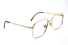 Occhiali da vista vintage anni 80 RODENSTOCK titanio montatura placcata oro quadrata