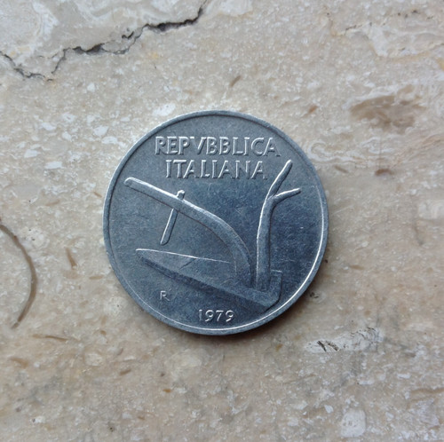 Lire 1979 italia due spighe - 10,