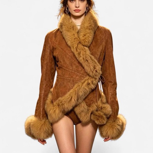 Cappotto donna pelle di - cappotto,
