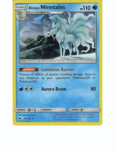 Alolan ninetales cracked ice - alolan, (cracked