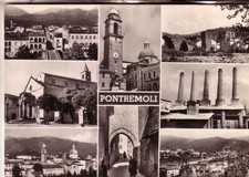 CARTOLINA  PONTREMOLI    B/N  VIAGGIATA 1957  VEDUTINE  OCC