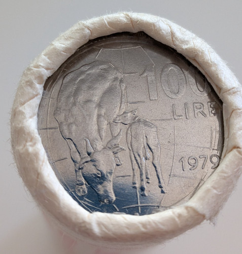 Rotolino fdc 100 lire - rotolino,