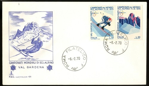 Italia 1970 fdc capitolium - fdc,
