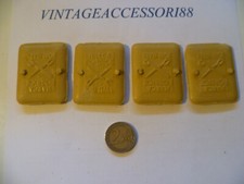 4 GESSI GIALLI SARTA SARTO X MARCARE COLORATO MARCA FORBICE MAGAZZINO MERCERIA