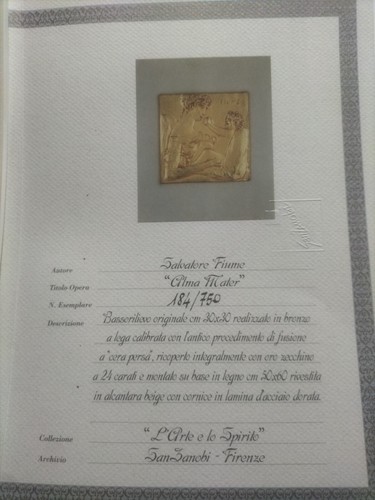 Bassorilievo bronzo di - bassorilievo,
