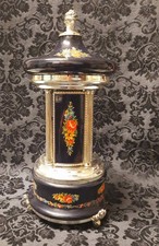 Lipstick Cigarette Holder Music Box Carousel  Ballerina Vintage Italy