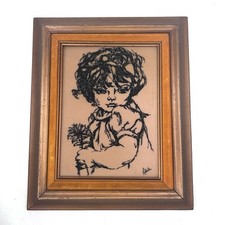 Arte incisa unica vintage -