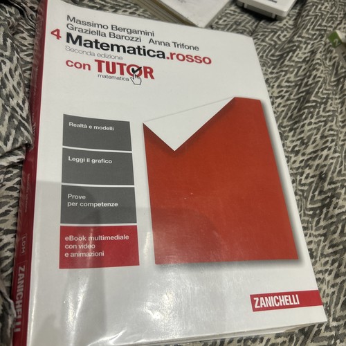 Matematica rosso - matematica, 4