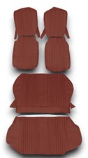 Rivestimenti Sedili Riferimenti per Fiat 500 L 1968 - 1972 Rosso Scuro
