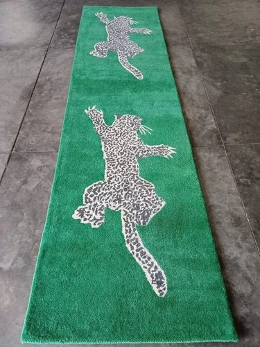 Tappeto runner leopardato