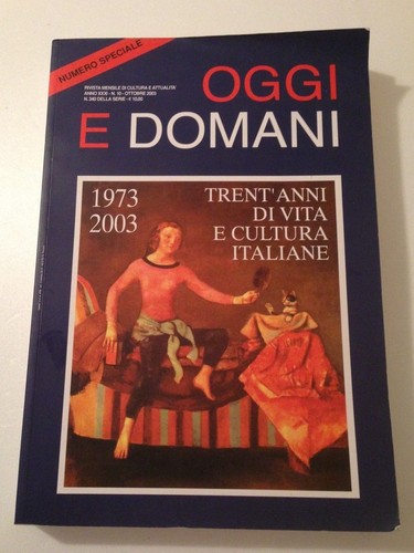 Oggi domani numero - domani, speciale