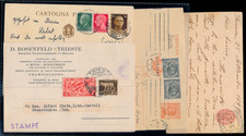 1895/1936  STORIA POSTALE REGNO LOTTO 4 INTERI POSTALI VEDI FOTO F/4749