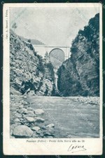 Belluno Fonzaso Ponte della Serra cartolina VK3876