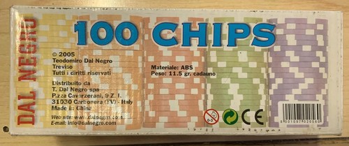 Fiches poker dal - dal, 100