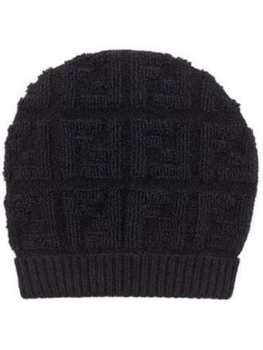 Fendi black monogram knitted - fendi,