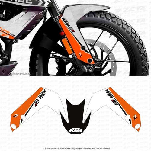 Set grafiche parafango per ktm - parafango,