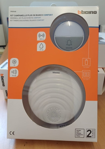 Kit campanello plug - kit, bianco