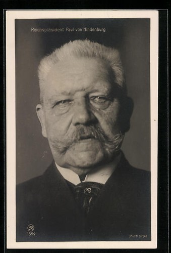 Cartolina presidente del reich - cartolina,