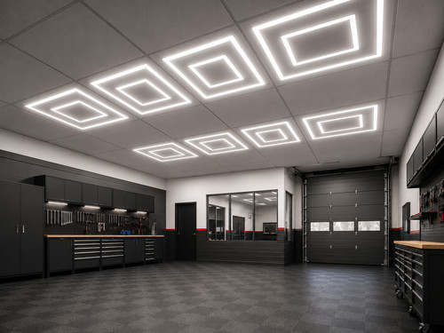 Plafoniera 600x600 led 76w - plafoniera,