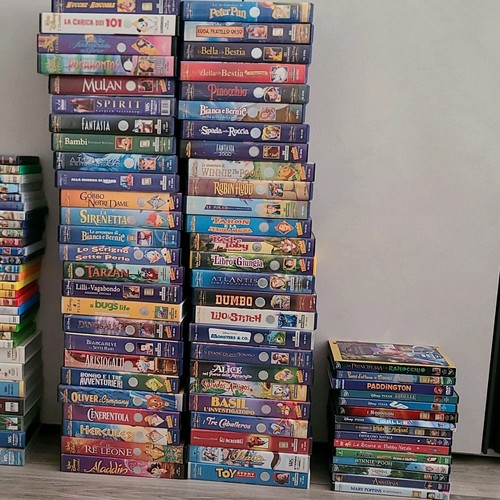 Disney lotto vhs animazione - disney,