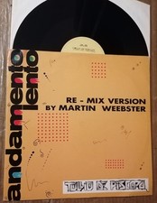 TULLIO DE PISCOPO ANDAMENTO LENTO (Re-Mix Version By Martin Weebster) Vinile 12 