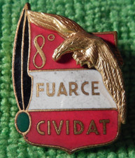 Distintivo Alpini 8 Reggimento Cividale Brigata Julia Lorioli 1960