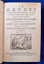 La Genesi ridotta in ottava