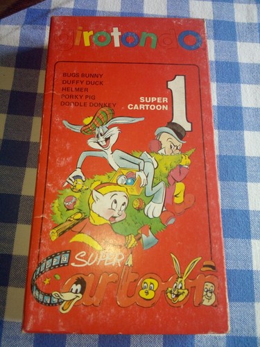 Vhs girotondo super cartoons - vhs,