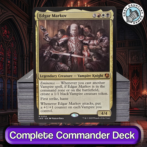 Edgar markov commander - edgar, deck