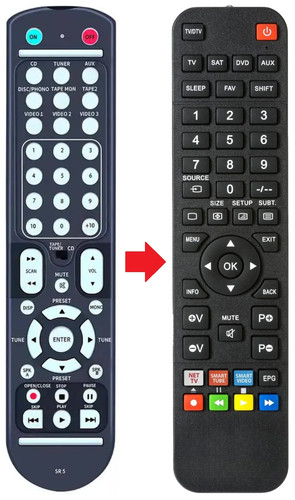 Telecomando adatto per nad - telecomando,