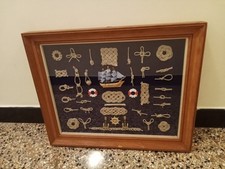 Quadro con nodi nautici e