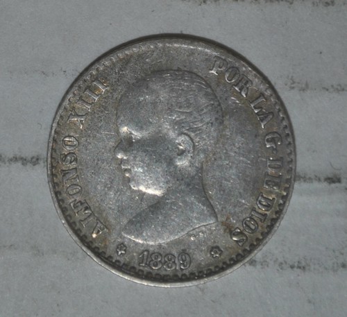 Spagna centesimi 1889 - spagna, 50