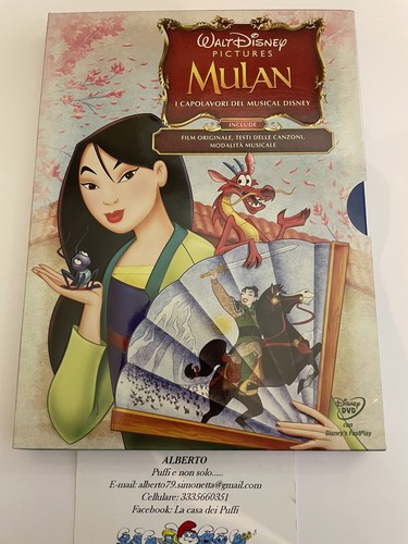 Mulan dvd edizione cartonata