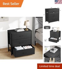 Comodino con 3 Cassetti per