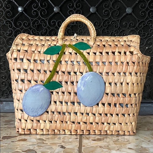 Borsa vintage vimini - in,