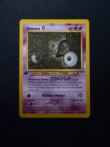 Unown 105 common - [v],
