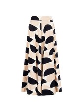 Gonna lunga a ruota a pois