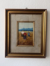 Quadro olio su tavola Donnini