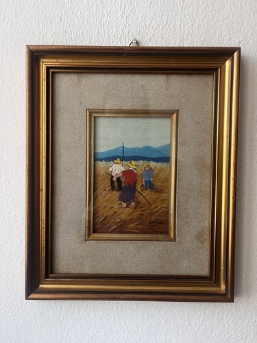 Quadro olio tavola - quadro, su