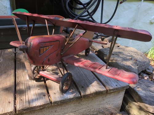 Biplano legno vintage prima - legno,