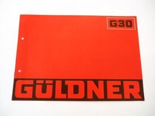 Güldner G30 trattore diesel 32 cv depliant 1966