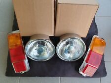 COPPIA FARI ANT TIPO CARELLO  FIAT 500 EPOCA + COPPIA  FANALI  POSTERIORI  COMPL